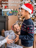 Walkie Talkies for Kids Rechargeable,Toys for Boys and Girls Ages 3-12, 2 Pack Long Range 2-Way Radios, Birthday Gifts,Christmas Stockings, Outdoor Play, Family Games, Hiking Camping Gear