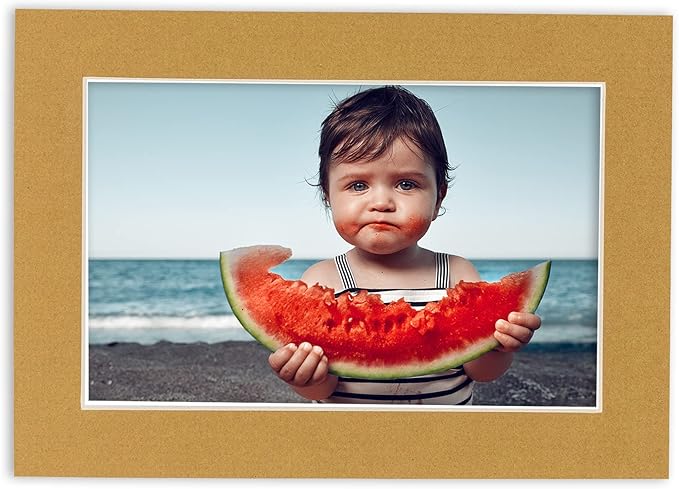 6x8 Mat for 8x10 Frame - Precut Mat Board Acid-Free Show Kit with Backing Board, and Clear Bags Rattan Beige 6x8 Photo Matte Made to Fit a 8x10 Picture Frame Matboard for Framing, Pack of 1 Mat