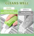 4+1 Pack Rubber Erasers Sliding Retractable Eraser, Large White Erasers for School Office Art Drawing Pencil Eraser for Kids- Green