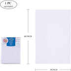 Aida Cloth Big Size 16 Count, White Cross Stitch Fabric, 39 inch by 60 inch