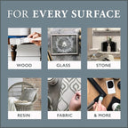 AMY HOWARD AT HOME Chalk-Based One Step Paint for Furniture, Cabinetry, Decor, Finish, and More | No Stripping, Sanding, or Priming | Medium Base | 16 Ounce | Geyer Gray
