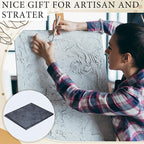 Dinifee 5 Sheets Large Carbon Paper for Tracing 20.3 x 47 Inch Graphite Transfer Paper Waxed Carbon Transfer Sheet for Wood, Canvas, Woodworking Patterns, Fabric, Sketch Drawing, Black