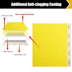40 Grit Sand Paper, 12Pcs Sandpaper Assortment Sandpaper for Wood Metal Furniture Hand Sander Sand Paper Set Sandpaper Sheets Cut for Use 9" x 11"/12 Sheets