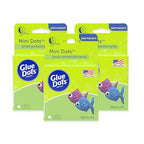 Glue Dots, Mini Dots, Double-Sided, 3/16", 900 Dots, DIY Craft Glue Tape, Sticky Adhesive Glue Points, Liquid Hot Glue Alternative, Clear, 3 Pack