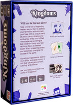 Kingdoms Card Game - Family Strategy Game for 2-8 Players, Ages 8+ | Master Tactics and Outwit Opponents