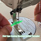 Fish Mouth Sewing Machine Needle Threader - 2025 New Automatic Tool, Quick & Easy Loop Threader for Enhanced Sewing Efficiency & Precision (10)