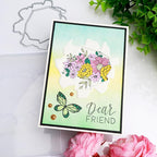 BAOFALI3D Embossing Folder and Metal Die Set for Card Making,Hollow Flower Texture Embossing Template Paper Card Embossing Stencil for DIY Scrapbooking Photo Album Card Paper Craft Decoration
