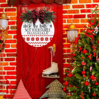 Christmas Stencils for Painting on Wood 12” Christmas Doormat Stencil Xmas Holiday Stencils for Crafts Door Mats Porch Door Decor