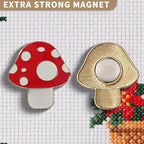 Needle Minder Magnet, Magnetic Needle Minder, Needle Minders Magnetic Cross Stitch Accessories, Magnetic Needle Holder, Life Tree, Butterfly, Cats, Owl, Heart (Mushroom)