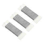 MECCANIXITY 114 Yards/345 Feet 27 Gauge Metal Floral Wire Silver Tone Flexible Paddle Thin Floral Wires for Craft, Christmas Wreath, Flower Arrangement, Wedding, Total 3 Roll