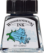 Winsor & Newton Drawing Ink, 14ml Bottle, Cobalt