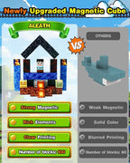 Aleath Magnetic Blocks Building Toys for Kids: 100PCS Magnet Cubes Trains Set - Kids Toys for Christmas Birthday Gifts - 0.8 inch Magnetic Blocks for Boys & Girls 3+