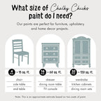 Chalky Chicks All-in-One Chalk Paint for Furniture or Cabinet - 16Fl Oz- Matte Finish Stormy Seas (Light Blue) for Metal, Wood Furniture Paint - No Sanding All-in-One for Home Decor & Crafts, USA Made