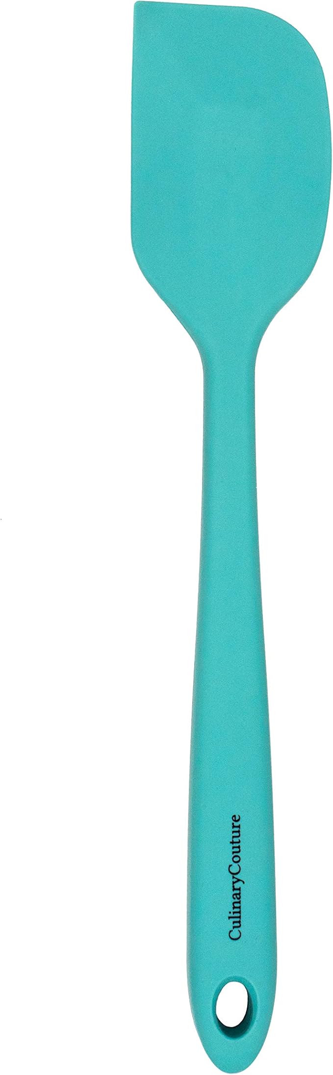 Culinary Couture 4-Piece Aqua Baking Spatula Set - Rubber Spatulas Silicone Heat Resistant, BPA-Free - Spatula Set for Nonstick Cookware - Silicone Baking Utensils