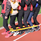 Sonyabecca Cooperative Band Walker 5-Legged Race Band Set Game Teamwork Training for Children Adult, 6-Legged Race Band 2 Sets 5-Legged Race Band