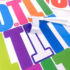 318Pcs 2inch Vinyl Letter & Numbers Stickers, Large Stick on Alphabet for Bulletin Board, Scrapbooking,Mailbox, House, Door, Wall,Scrapbook, Wall, Waterproof self Adhesive (Multi Color)