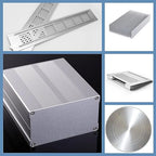 2PCS 6061 Aluminum Sheet Plate, 10" x 14" x 1/8" Thickness Heavy Duty Aluminum Sheets Plates with Protective Film, Rectangle Aluminum Plate Solid Metal Sheet Plate for DIY Projects Base Plate