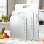 Tavano Titanium Cutting Board,Titanium Cutting Boards for Kitchen,Double-side Available Cutting Board for Vegetables,Meat,Fruits,Easy to Store and Clean(S+M+L)