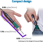 WEP 928D-IV Soldering Iron Kit with Fast Heating with C235 Tip, Dynamic Screen, Compact Digital Soldering Iron with Multi-Functional Cover, Type-C Powering, Sleep Mode, PD and QC Protocols