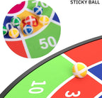TEMI 29" Large Dart Board for Kids, Boys Toys Dartboards with 20 Balls, Indoor and Outdoor Sport Fun Party Play Game Toys, Birthday Gifts for Boys Girls 3 4 5 6 7 8 9 10 11 12 Years Old