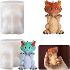 Dragon Soap & Resin Casting Molds - Animal & Candle Making Silicone Molds for Home Decor