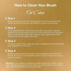Silver Brush Limited 5403-30 Silver Atelier Oval Hog Bristle Mottler Brush, Size 30, Extra Long Handle