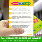 QUOKKA Trivia Board Games for Kids and Adults V2.0 - Family Night Board Game Cards 4xSet to Guess Fun Questions | Easy to Learn | 2 + Players - Challenge History, Science, Geography & More