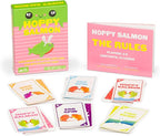Exploding Kittens Hoppy Salmon 3-6 Players - Ages 6+ - 90 Second Rounds - Easy to Learn Quick Matching Card Game - Party Game, Family Game Night, Kid and Adult Card Game