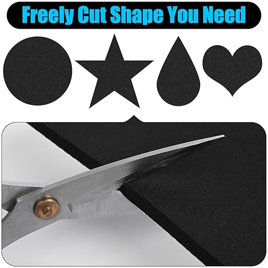ToLanbbt 4 PCS Adhesive Foam Padding Sheets Closed Cell Neoprene Foam Sheet 3/4" Thick, 12" x 12" Self Stick Insulation Anti Vibration Pads Anti-Slip for Furniture, Cars, Speakers, DIY