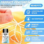 Watercolor Masking Fluid, Liquid Masking for Painting Watercolor Accessories with Silicone Pen Cleaning Brush Retouching and Covering for Painting and Various Art Projects Supplies,White 30ml