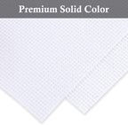 Aida Cloth Big Size 14 Count, White Cross Stitch Fabric, 39 inch by 60 inch