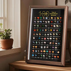 ACODE Natural Mineral Specimen Shadow Box, Geology Collection Case Decoration, Home Decor Wall Art Tabletop Display with Real Rocks Crystals, Gift for Birthday Christmas Housewarming Children's Day