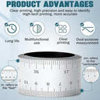 1 Pcs 39.37 Inch Magnetic Ruler Flexible Magnetic Ruler Magnet Measuring Tape with Both Inches and Centimeters, Suitable for Whiteboard, Lathes, Workshops, Table Saws, Mills, Easy to Take