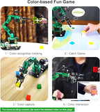 Yahboom Robot Arm Kit 6DOF for Jetson Nano 4GB AI Programmable Electronic DIY Robot Hand Building with Camera for Adults ROS (Nano-DOFBOT Without Nano)