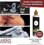 The Army Painter Airbrush Primer White, 100ml Dropper Bottle Acrylic Paint Primer, Acrylic Airbrush Paint Primer for Airbrushing and Painting Wargaming Miniatures, Perfect for Tabletop Boardgames
