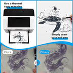Tattoo Transfer Paper 100 Sheets, Thermal Stencil Paper for Tattooing A4 Professional Tracing with Crisp Transfer 4 Layer Stencil Paper 8.27" x 12" Tattoo Supplies for Studios & Beginners
