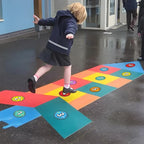 40PCS Line Up Spots for Classroom Floor, 6” Floor Numbers Stickers for Back to School Kindergarten Preschool Elementary Supplies