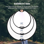 NEEWER 43"/110cm Light Reflector with Handle Grip with 3/8" Thread, 5 in 1 Collapsible Disc Light Diffuser Translucent/Silver/Gold/White/Black for Photography Lighting, Outdoor Lighting, RF-110II
