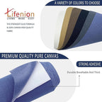 Canvas Repair Patch, 17X79 Inch Strong Sticky Fabric Repair Tape, Self-Adhesive Fabric Patch for Sofas, Tote Bags, Clothing, Car Seats, Furniture (Beige, 17X79 Inch)
