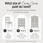 Chalky Chicks All-in-One Chalk Paint for Furniture or Cabinet - 16 Fl Oz - Matte Finish Mad Cloud (Light Gray) for Metal, Wood Furniture Paint - No Sanding All-in-One for Home Decor & Crafts, USA Made