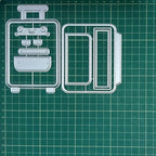 Cutting Dies Metal Stencils Scrapbooking Tools DIY Embossing Template for Paper Card Making Album Arts Crafts Supplies (Travel Suitcase-12.5x16.6cm)