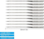 30 Pack Sewing Machine Needles Size 75/11 130/705H HAx1 Embroidery Sewing Needles for Brother Sewing Machine (3 Pack of 10 Needles)