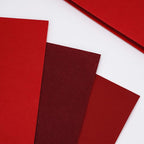 Whaline 18Pcs Felt Fabric Sheets Soft Thick Assorted Red Craft Felt Pack for DIY Craft Sewing Patchwork Art Projects, 3 Colors, 7.9 x 11.8 Inch