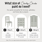 Chalky Chicks All-in-One Chalk Paint for Furniture or Cabinet - 32 Fl Oz - Matte Finish Normandy (Light Gray) for Metal, Wood Furniture Paint - No Sanding All-in-One for Home Decor & Crafts, USA Made