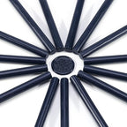 Yoption 15 Pcs Navy Blue Glue Gun Sealing Wax Sticks for Wax Seal Stamp, Great for Wedding Invitations, Christmas Cards, Envelopes
