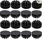 16 Pcs Black Plastic Connector, Wire Grid Cube Connector for Modular Closet Storage Organizer and DIY Wire Cube Storage Unit