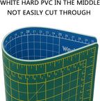 WORKLION Full 9" x 12" Art Self Healing PVC Cutting Mat, Double Sided, Gridded Rotary Cutting Board for Craft, Fabric, Quilting, Sewing, Scrapbooking Project (3 Pack)…