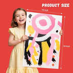 Simetufy 18 x 24 inch 5 Pack Canvas Panels Large Flat Canvas Boards for Painting - Gesso Primed Acid-Free 100% Cotton for Acrylics Oil Watercolor Tempera Paints