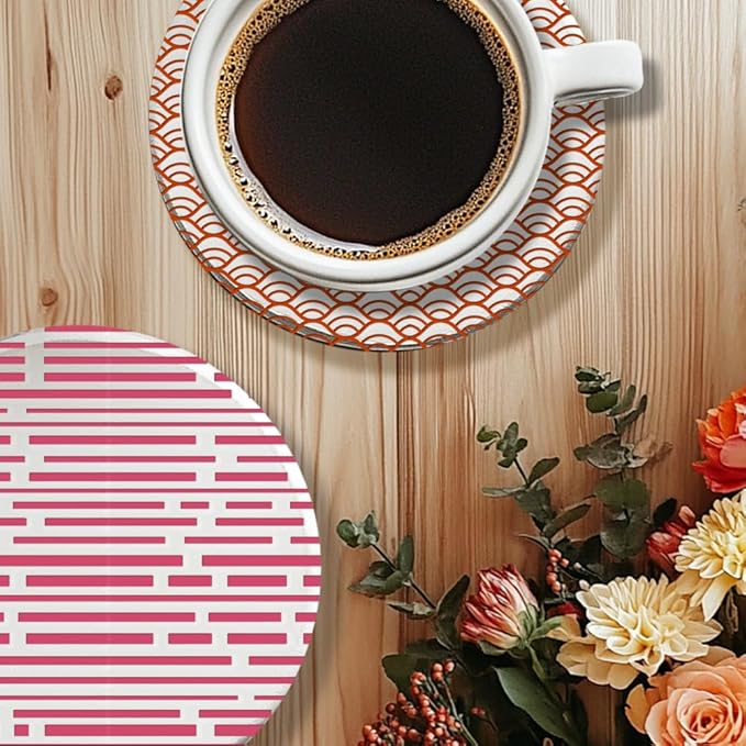 CHGCRAFT 16 Sheets Artistic Lines Clay Texture Mat Wavy and Plaid Pattern Polymer Clay Texture Sheets DIY Tools for Pottery Earring Jewelry Making Stamp Engraving Machines, 4x2.6inch