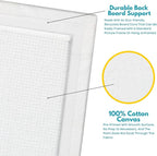 KEFF 24-Pack Canvas for Painting, 6 of 5x7, 8x10, 9x12,11x14 Painting Canvas Boards, Art Supplies for Adults & Kids - 100% Cotton Primed Canvases for Painting for Acrylic, Oil, Watercolor, Tempera